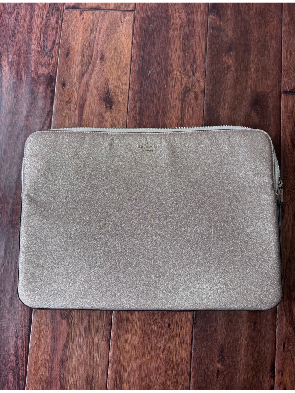 Kate Spade New York Metallic Glitter Laptop Sleeve 15” x 11”